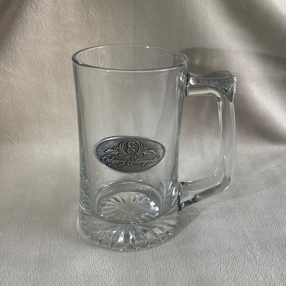 Official Calgary Stampede Beer Mug with Silver Accent